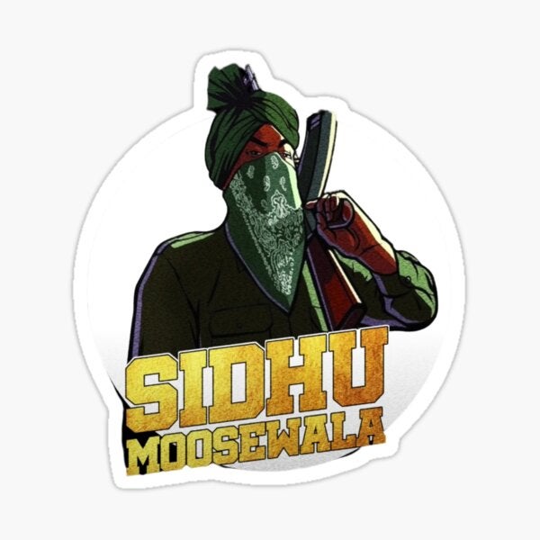 Sidhu moose wala deals sticker